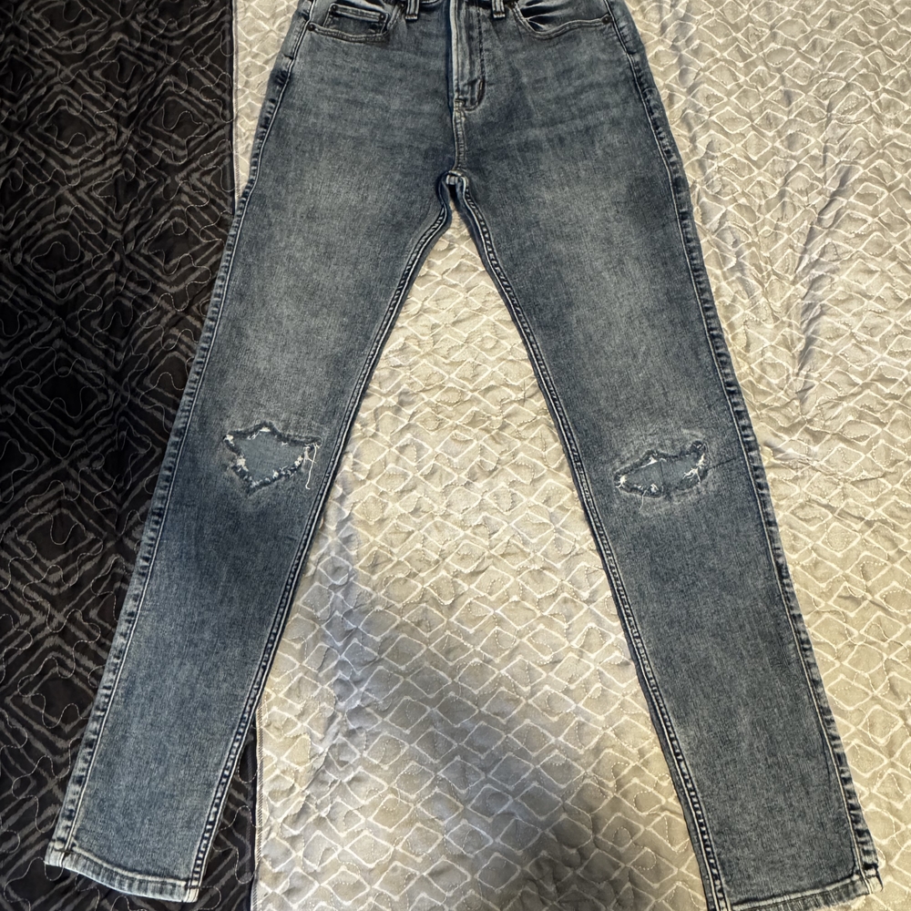 Ambercombie Boys Taper Jeans - Blue